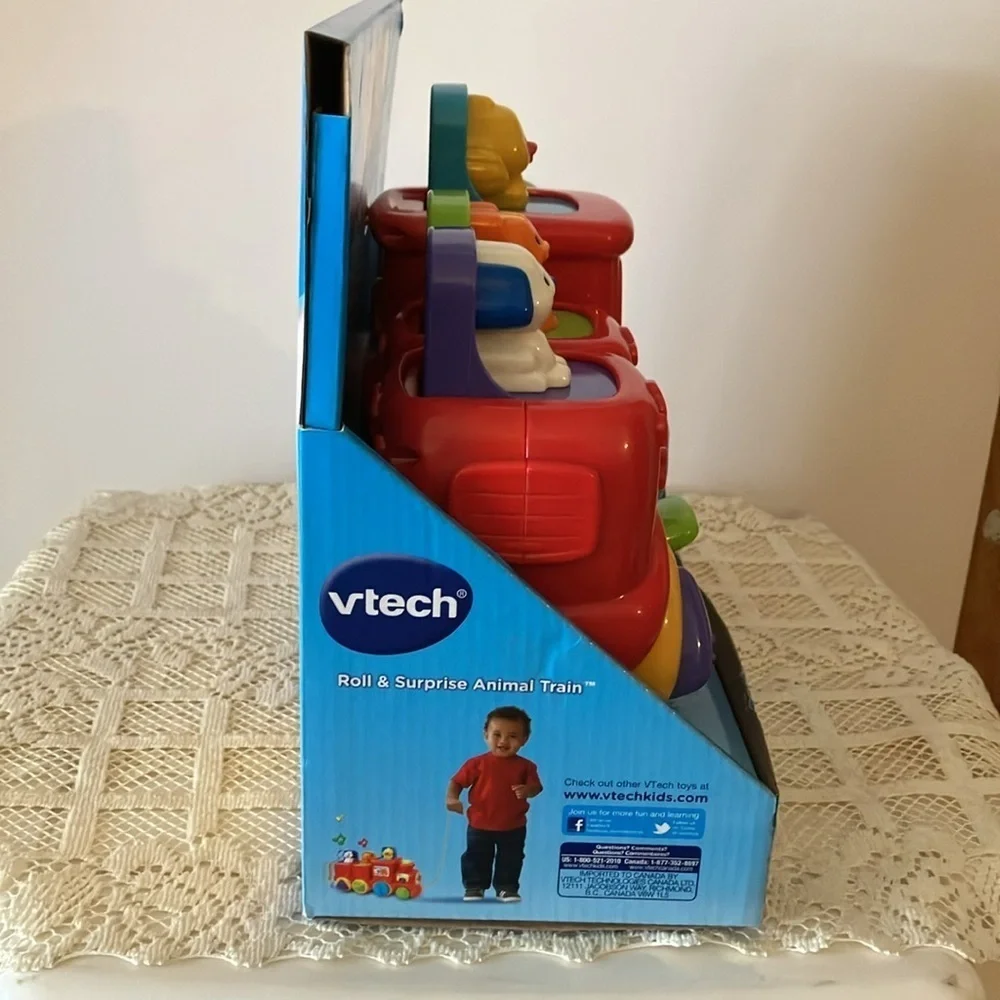 V-Tech Roll & Surprise Animal Pop-Up Surprise Teaches 6-36 months. New in Pkg